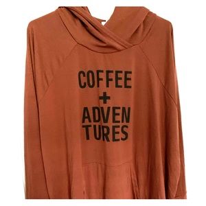 Lularoe Amber Top Coffee + Adventure